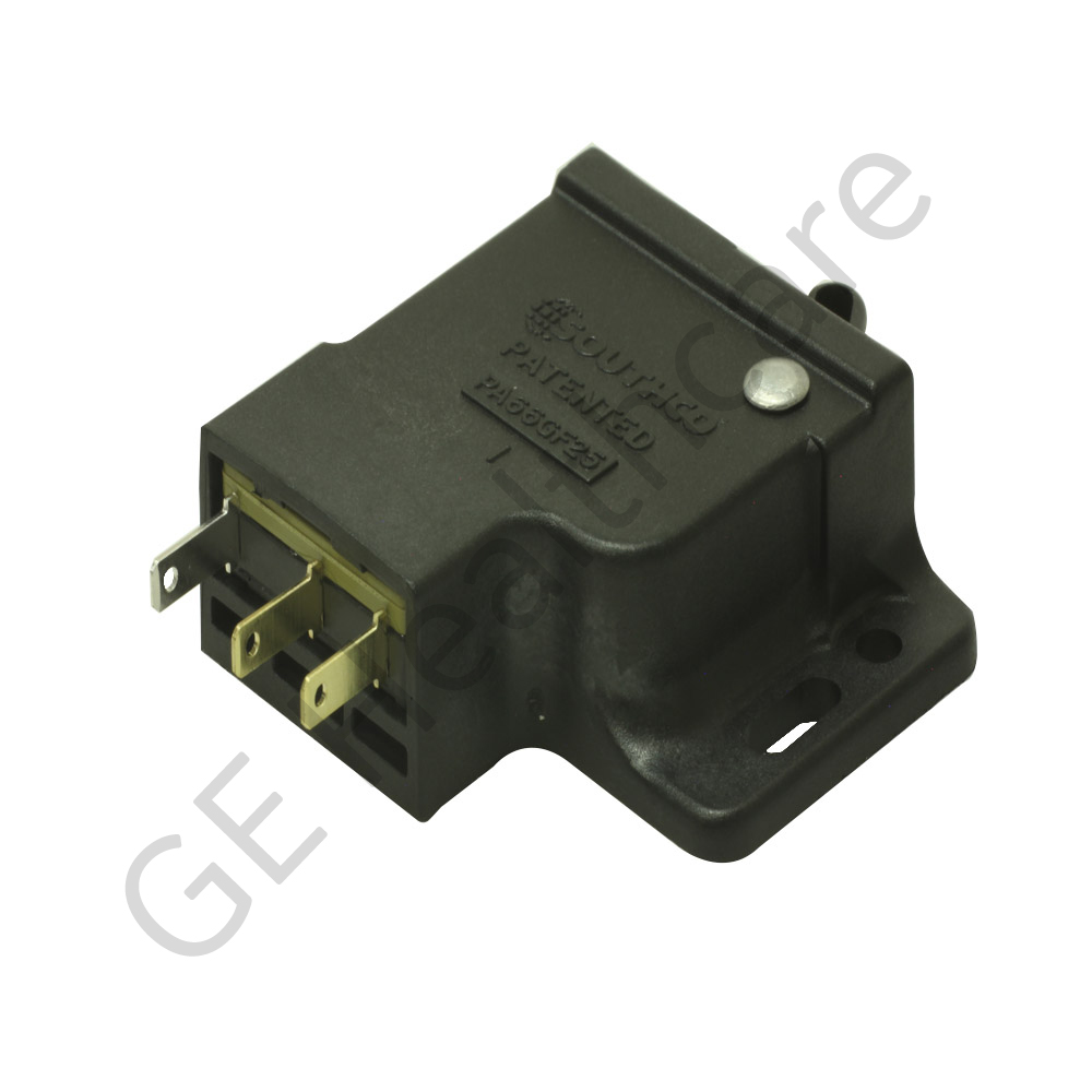 PART, LATCH PUSH TO CLOSE GRABBER CATCH W/MICROSW, Injection molded PART, LATCH PUSH TO CLOSE GRABBER CATCH W/MICROSW, Injection molded
