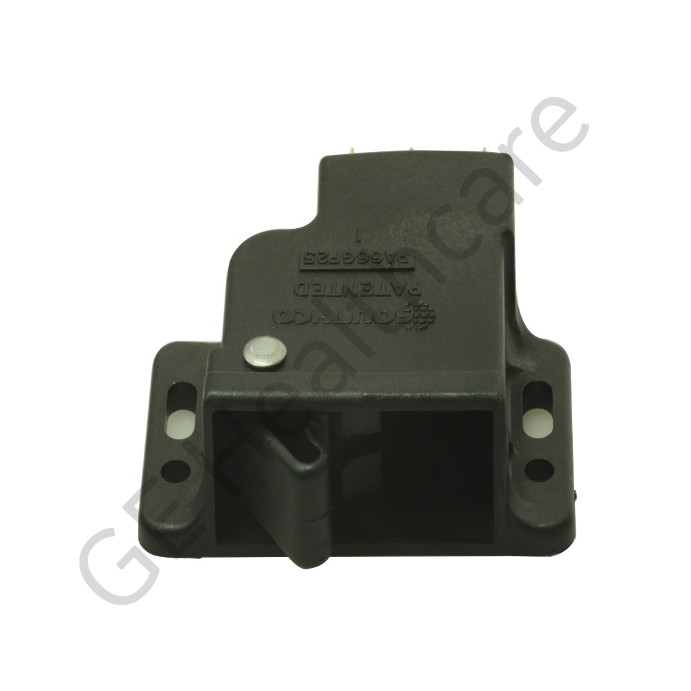 PART, LATCH PUSH TO CLOSE GRABBER CATCH W/MICROSW, Injection molded PART, LATCH PUSH TO CLOSE GRABBER CATCH W/MICROSW, Injection molded