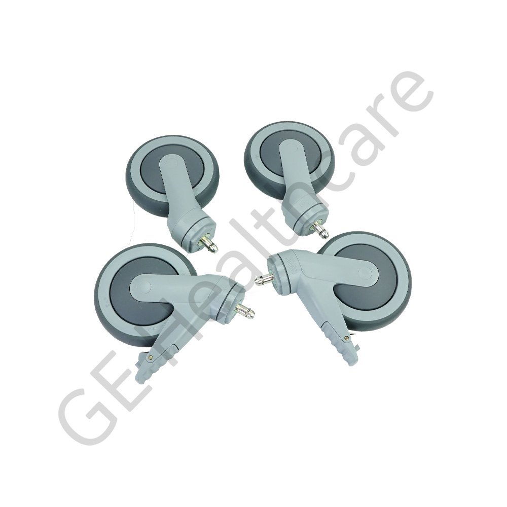 CASTER KIT, 4W-SWIVEL, 125MM DIAMETER, STEM MOUNT CASTER KIT, 4W-SWIVEL, 125MM DIAMETER, STEM MOUNT