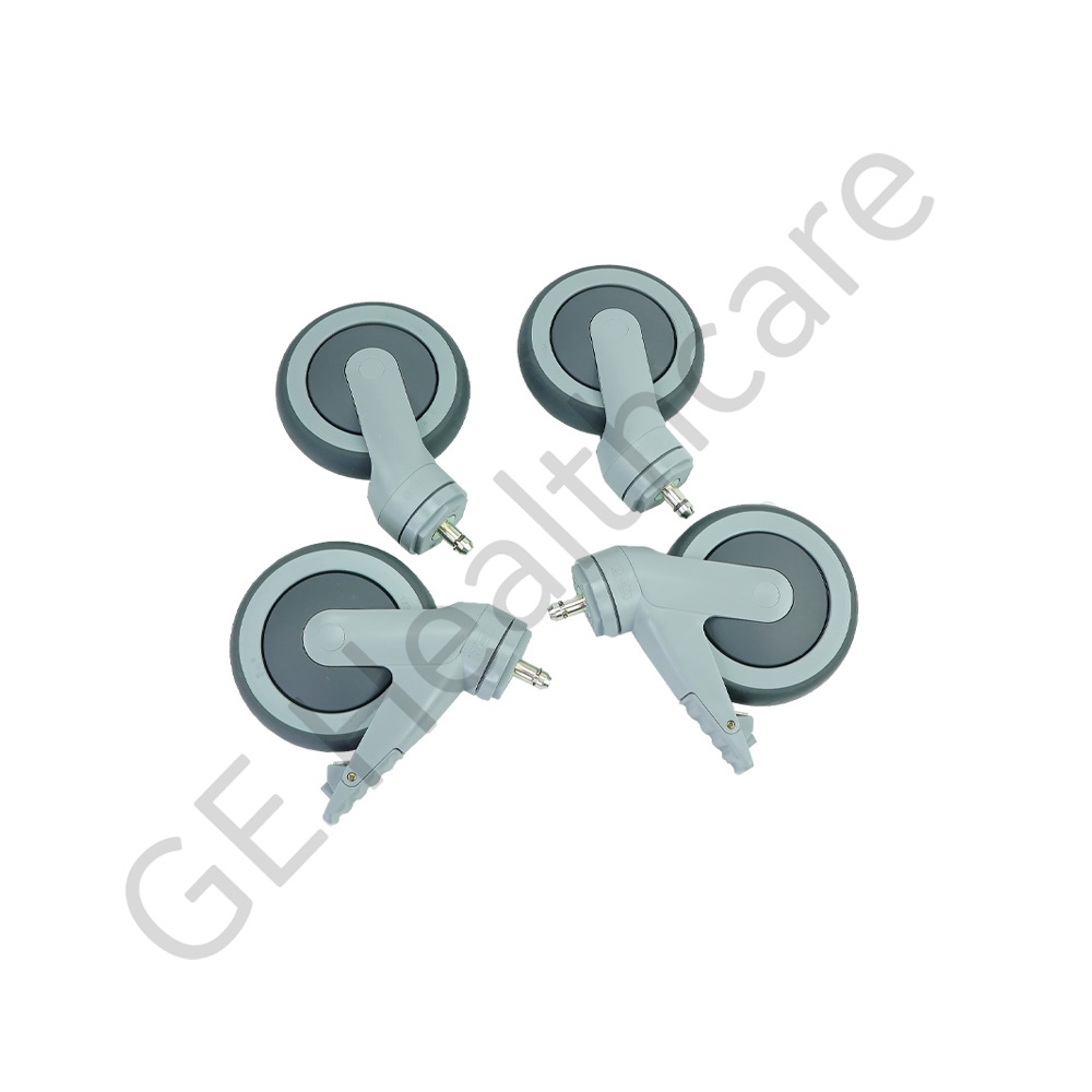 CASTER KIT, 4W-SWIVEL, 125MM DIAMETER, STEM MOUNT CASTER KIT, 4W-SWIVEL, 125MM DIAMETER, STEM MOUNT
