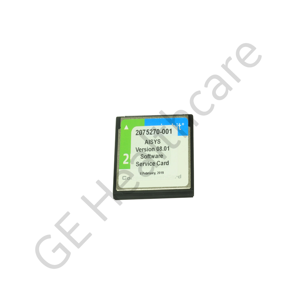 AISYS VERSION 08.01 SOFTWARE SERVICE CARD AISYS VERSION 08.01 SOFTWARE SERVICE CARD