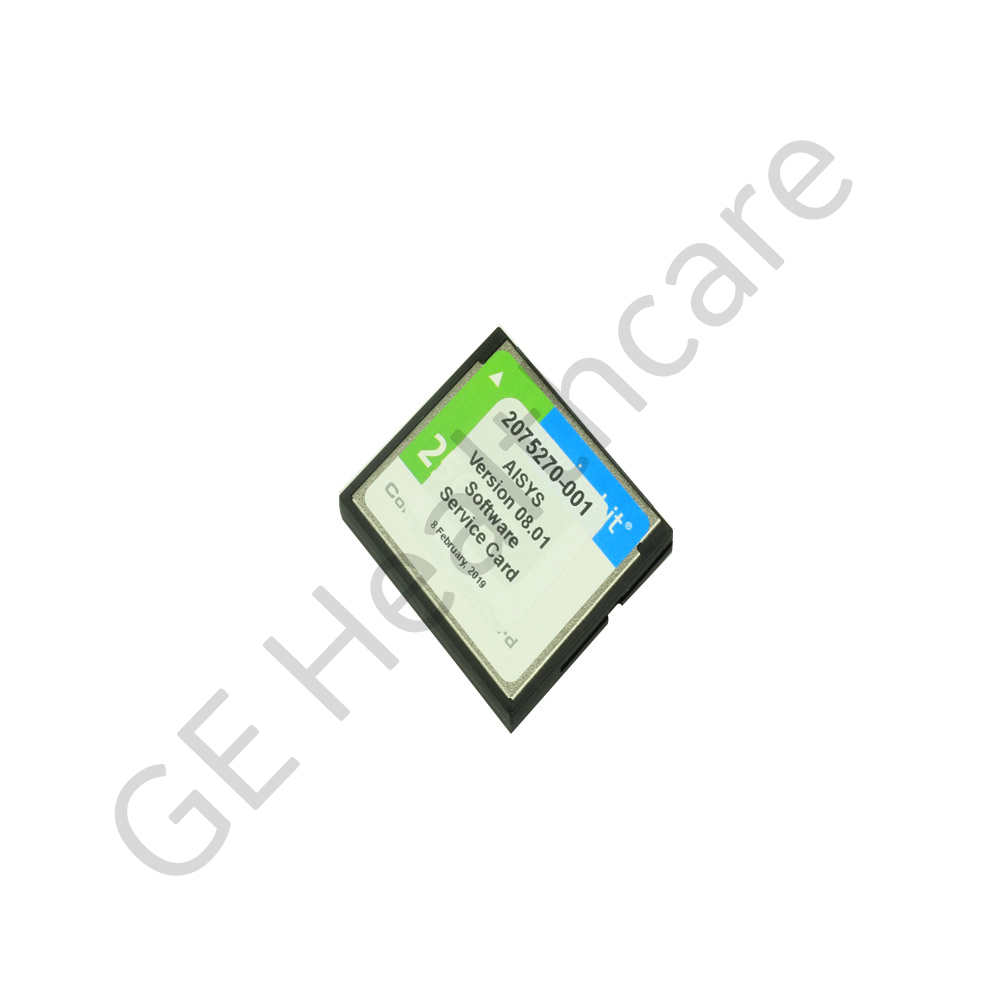 AISYS VERSION 08.01 SOFTWARE SERVICE CARD AISYS VERSION 08.01 SOFTWARE SERVICE CARD