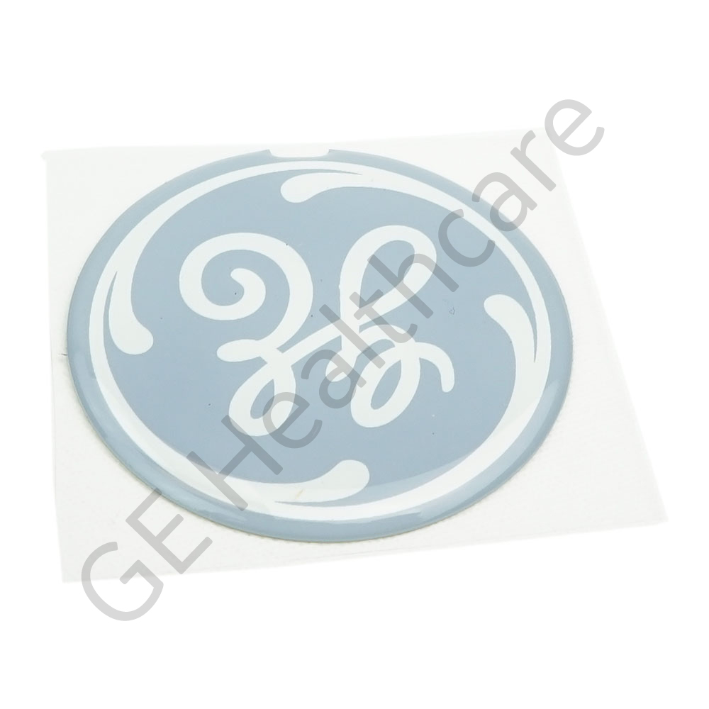 ENCAPSULATED GE LOGO - DIAMETER 40 BACKGROUND COLOR - GEMS STEEL BLUE ENCAPSULATED GE LOGO - DIAMETER 40 BACKGROUND COLOR - GEMS STEEL BLUE