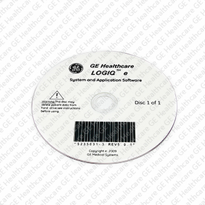 System and Application software DVD for LOGIQ e R501 System and Application software DVD for LOGIQ e R501