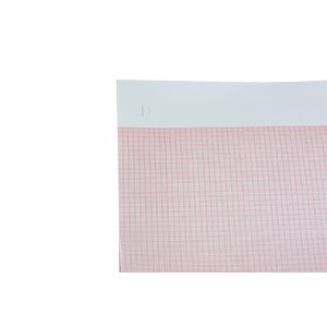 PAPER A, RED GRID 155MM WIDE, Z-FOLD, HOLE QUEUE, 300 SHEETS, 8 PACKS PAPER A, RED GRID 155MM WIDE, Z-FOLD, HOLE QUEUE, 300 SHEETS, 8 PACKS