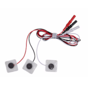 ECG PRE-WIRED ELECTRODE 3-LD AHA SQ RADIOTRANS SOLID GEL 3/STRIP 3/PCH 300/CS ECG PRE-WIRED ELECTRODE 3-LD AHA SQ RADIOTRANS SOLID GEL 3/STRIP 3/PCH 300/CS