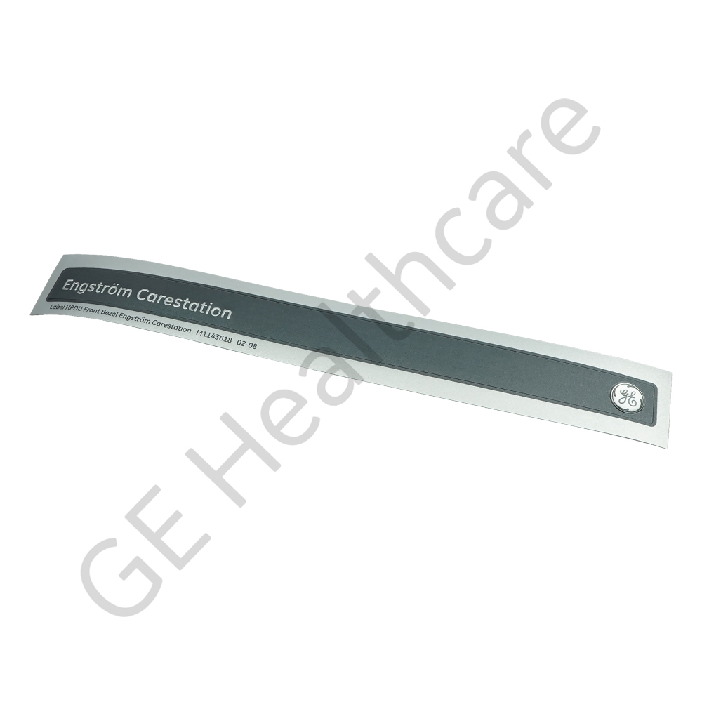 STICKER, LABEL HPDU FRONT BEZEL ENGSTROM CARESTATION STICKER, LABEL HPDU FRONT BEZEL ENGSTROM CARESTATION