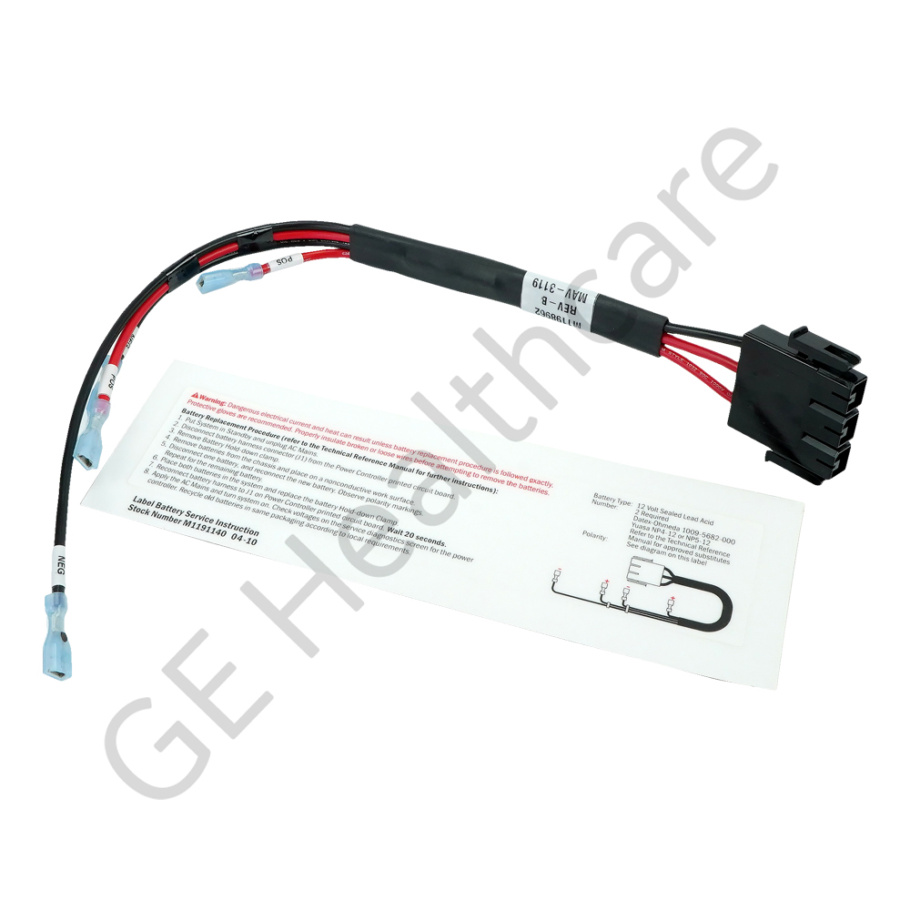 ASSY-MSN, Harness Power Supply to Battery 4Ah, Spare part - Make ASSY-MSN, Harness Power Supply to Battery 4Ah, Spare part - Make