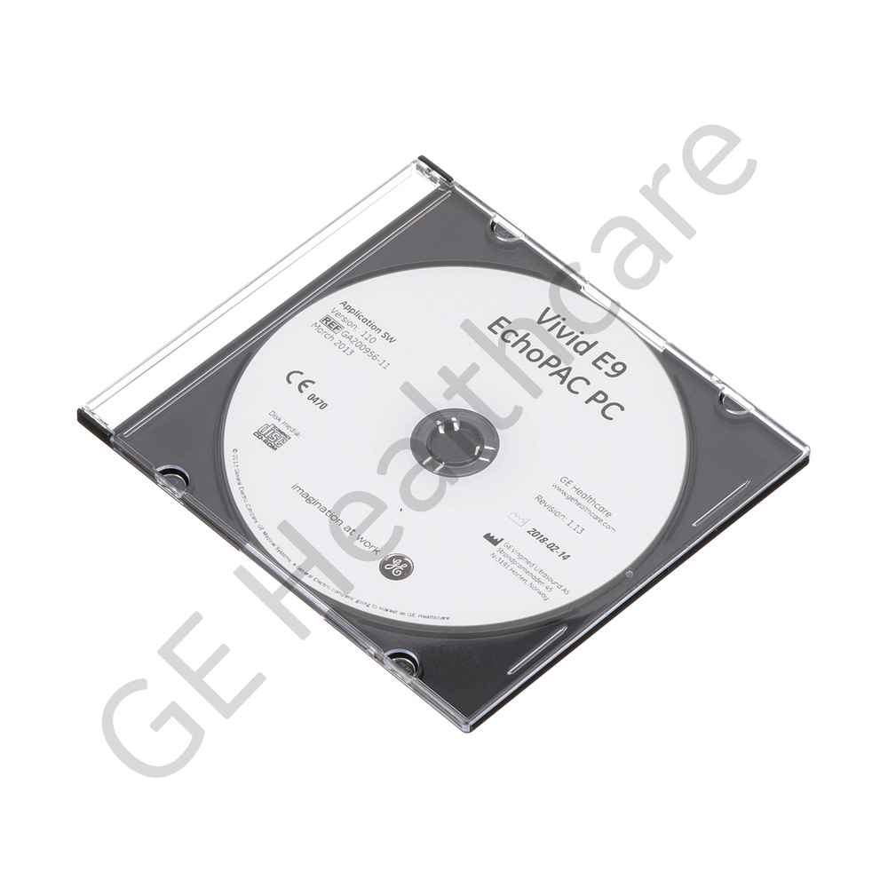 Vivid E9 and EchoPAC PC Application SW 110.1.13 Vivid E9 and EchoPAC PC Application SW 110.1.13